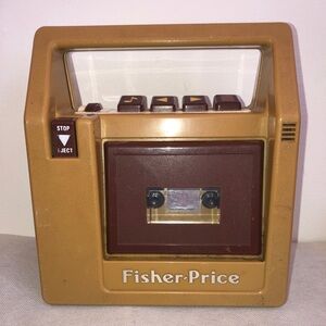 Vintage Fisher Price Cassette Player Fisher-Price WORKING